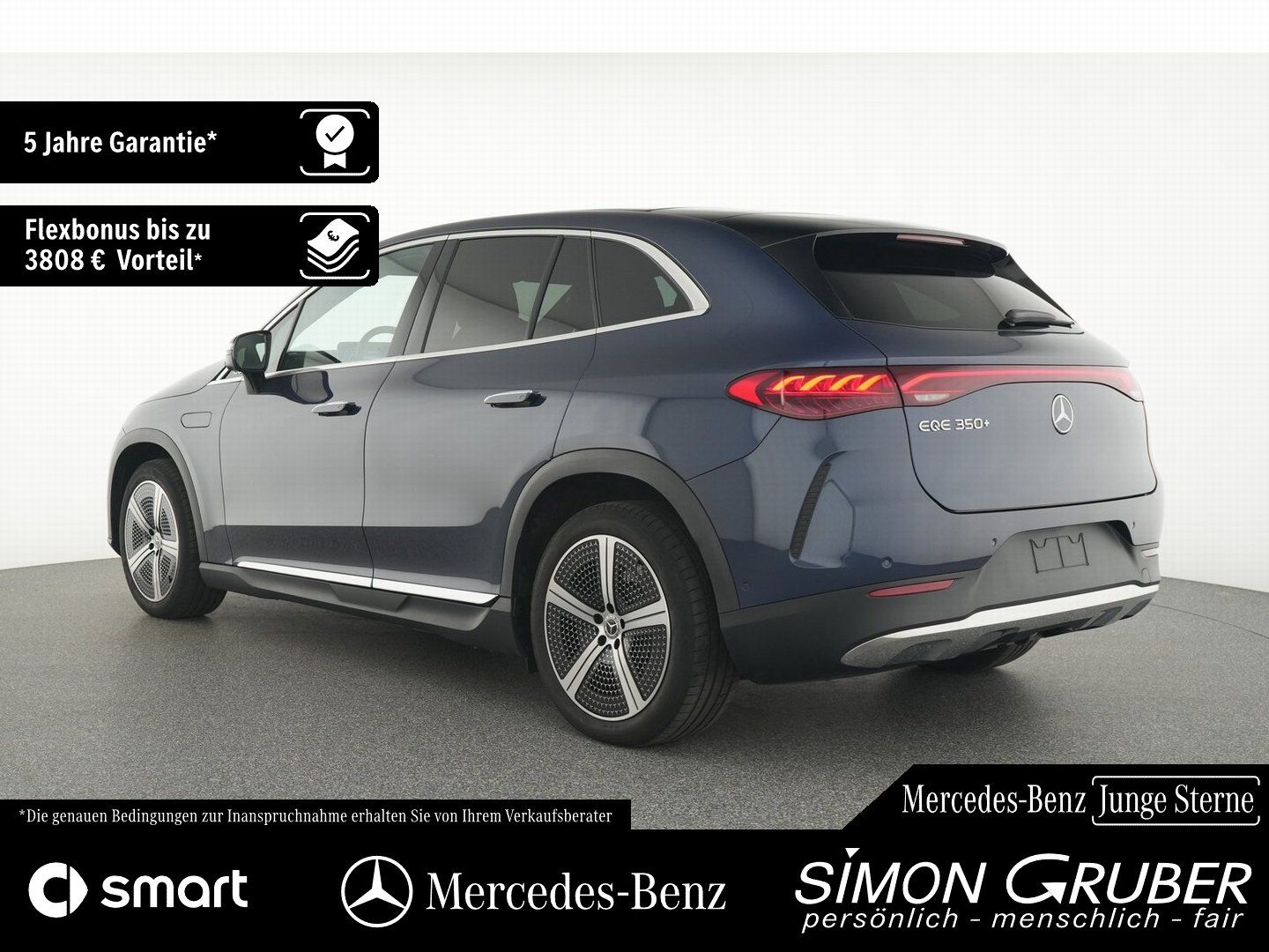 Fahrzeugabbildung Mercedes-Benz EQE 350+ SUV El Art Airmatic Massage Sitzklima