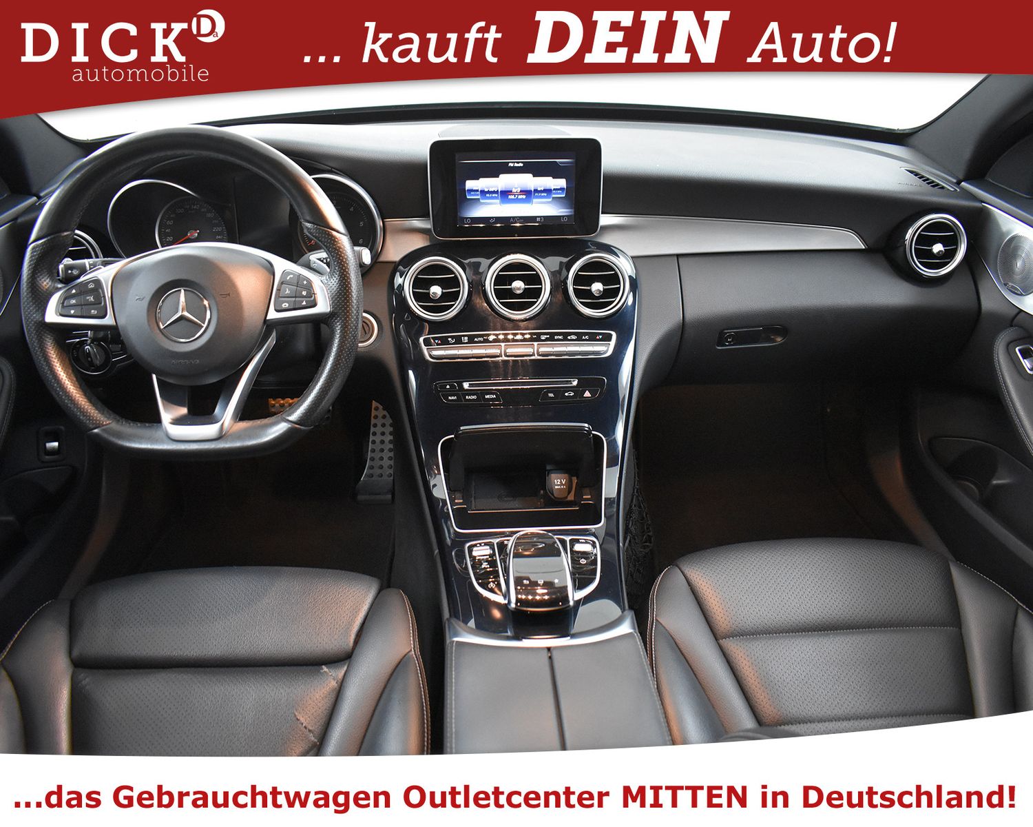 MERCEDES-BENZ C 200d AMG Line MEMO+NAVI+SHZ+LED+TEMP+BURM+PARK - Image 8