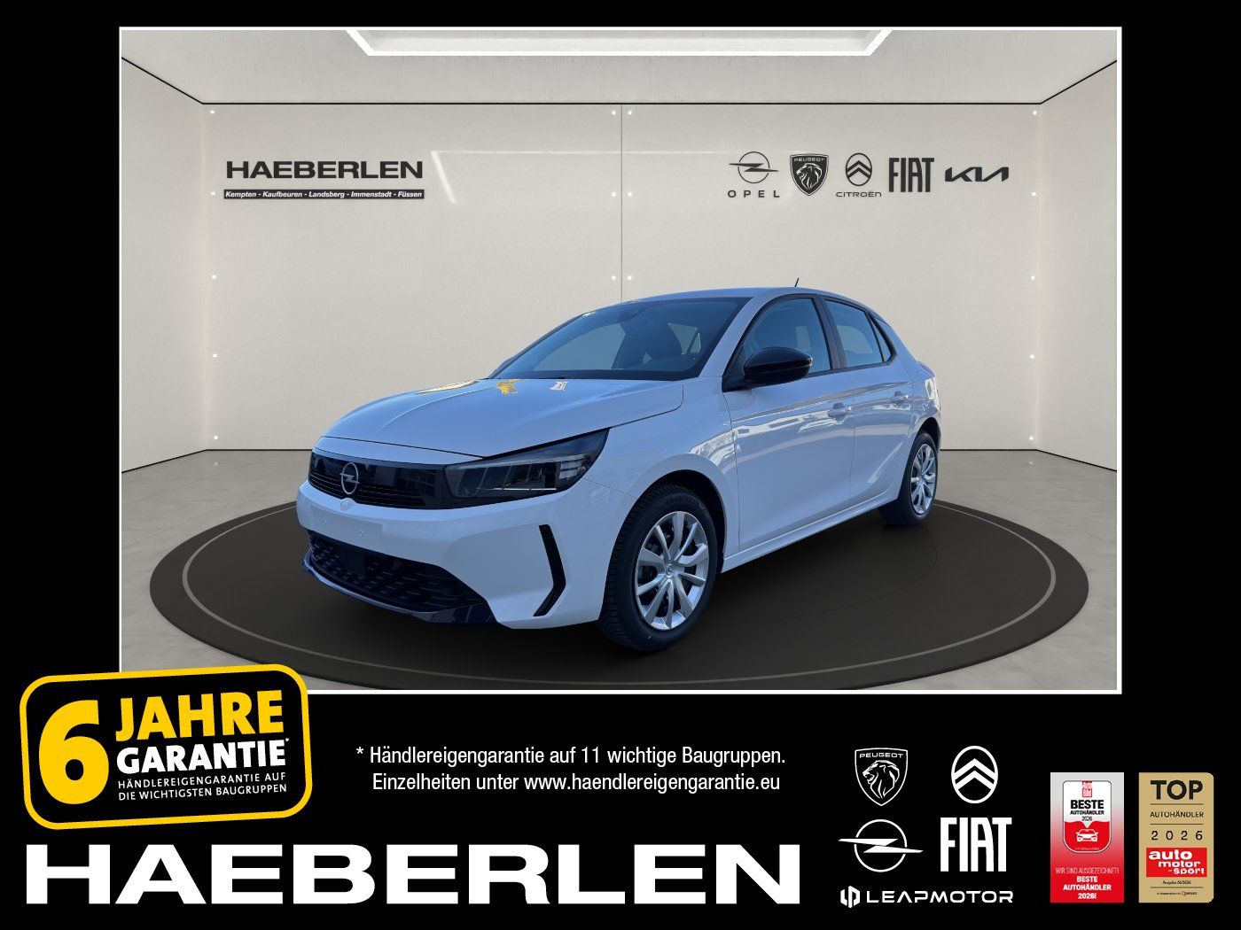 Opel Corsa F Edition SOFORT VERFÜGBAR LHZ*SHZ*KLIMA