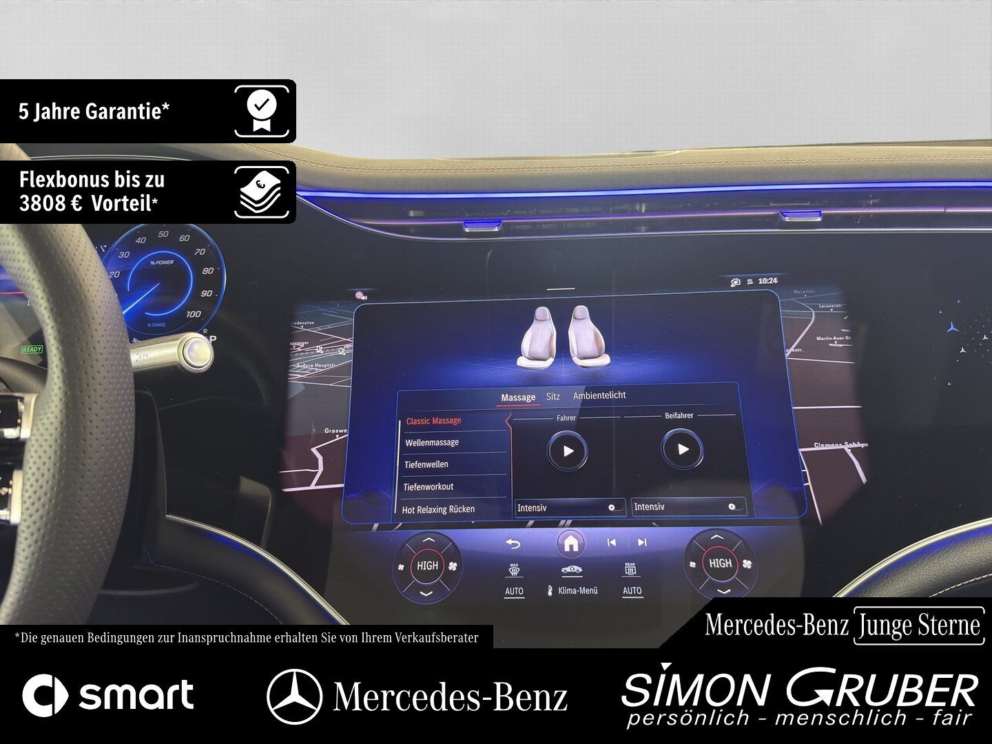 Fahrzeugabbildung Mercedes-Benz EQS 450+ SUV AMG Massage Sitzklima AHK 118Kwh