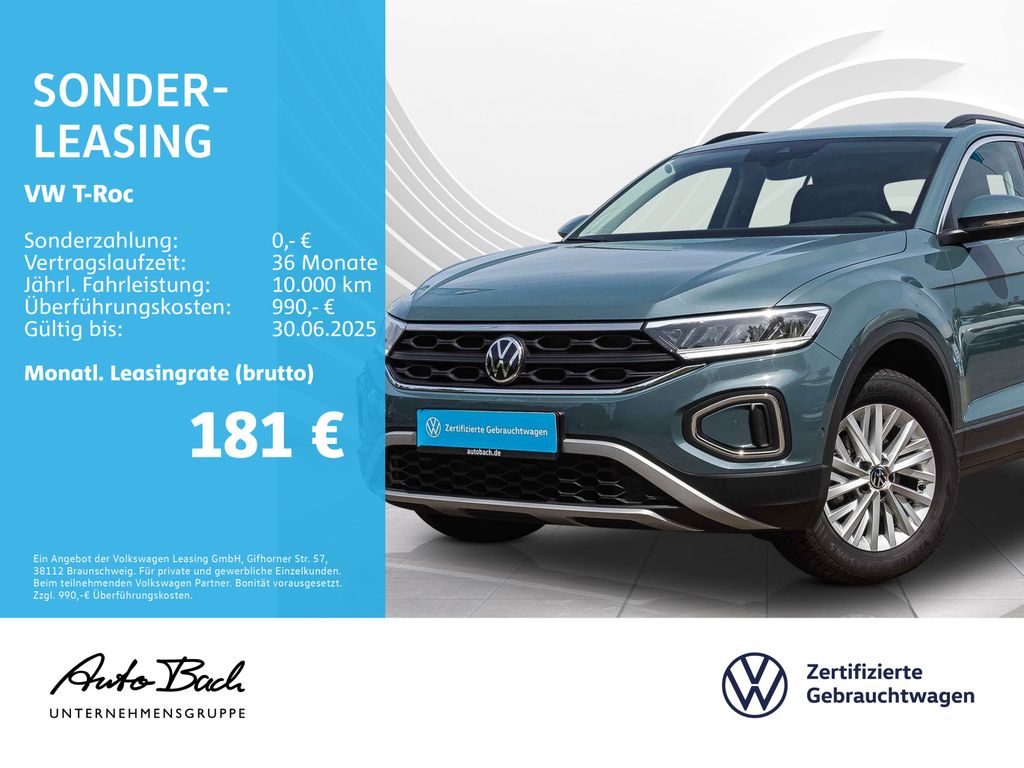 Volkswagen T-Roc 1.0 TSI Life, Navi, LED, App-Connect, Digi