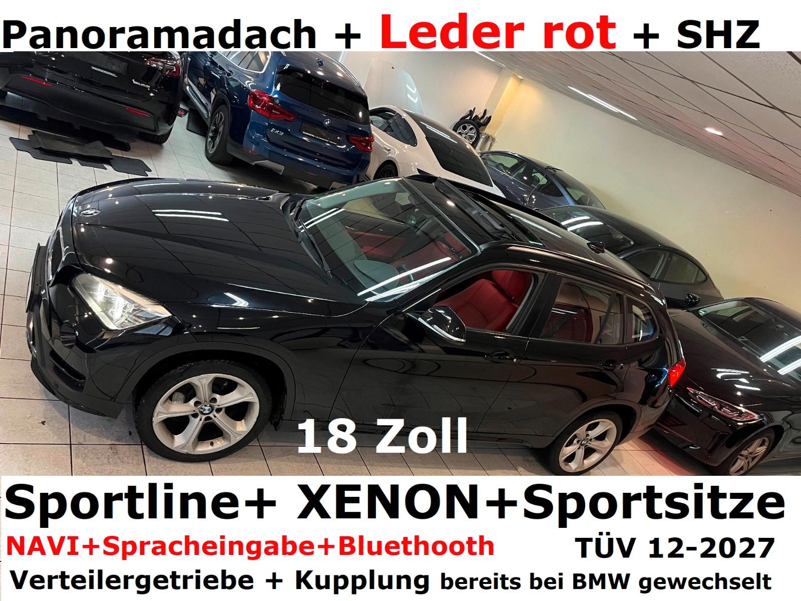 BMW X1 25 d xDrive VOLL-Leder rot+Panodach+BI-XENON+