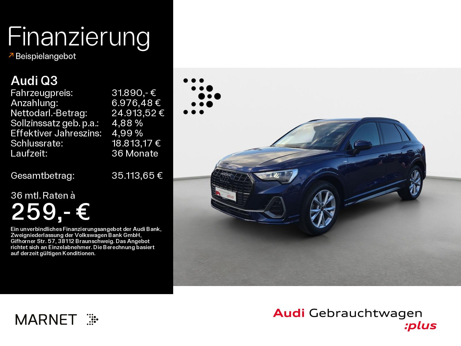 Audi Q3 35 TDI S line*Navi*Alu*AHK*PDC*Virtual Cockpi