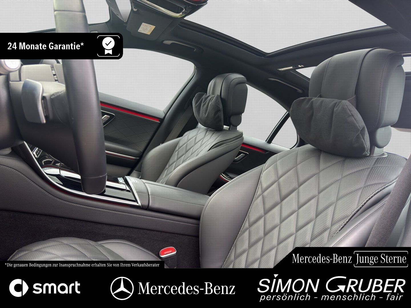Fahrzeugabbildung Mercedes-Benz S 500 4M AMG Pano 4*Massage+Sitzklima Burm Nappa