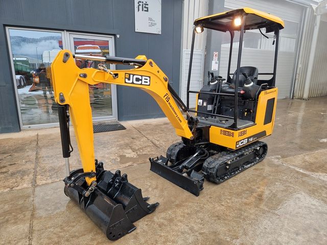 JCB 16C-1 - 3X BUCKETS - 2019 YEAR - 1220 HOURS