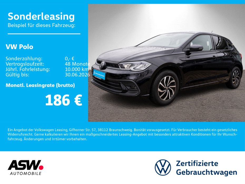 Polo Life 1,0 TSI Navi Klima RFK PDC SHZ LED