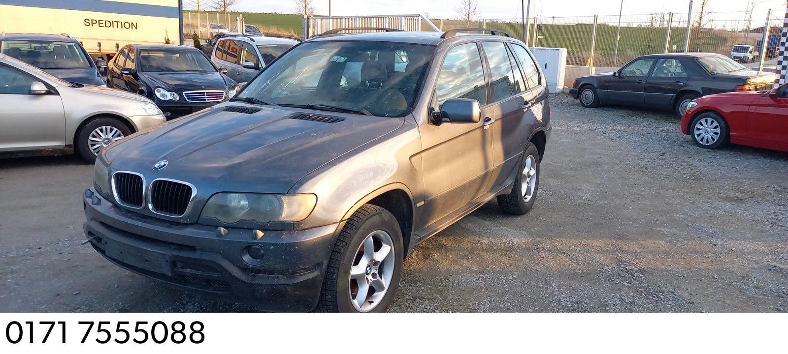 BMW X5 3l Benzin Schaltgetriebe Brandschaden