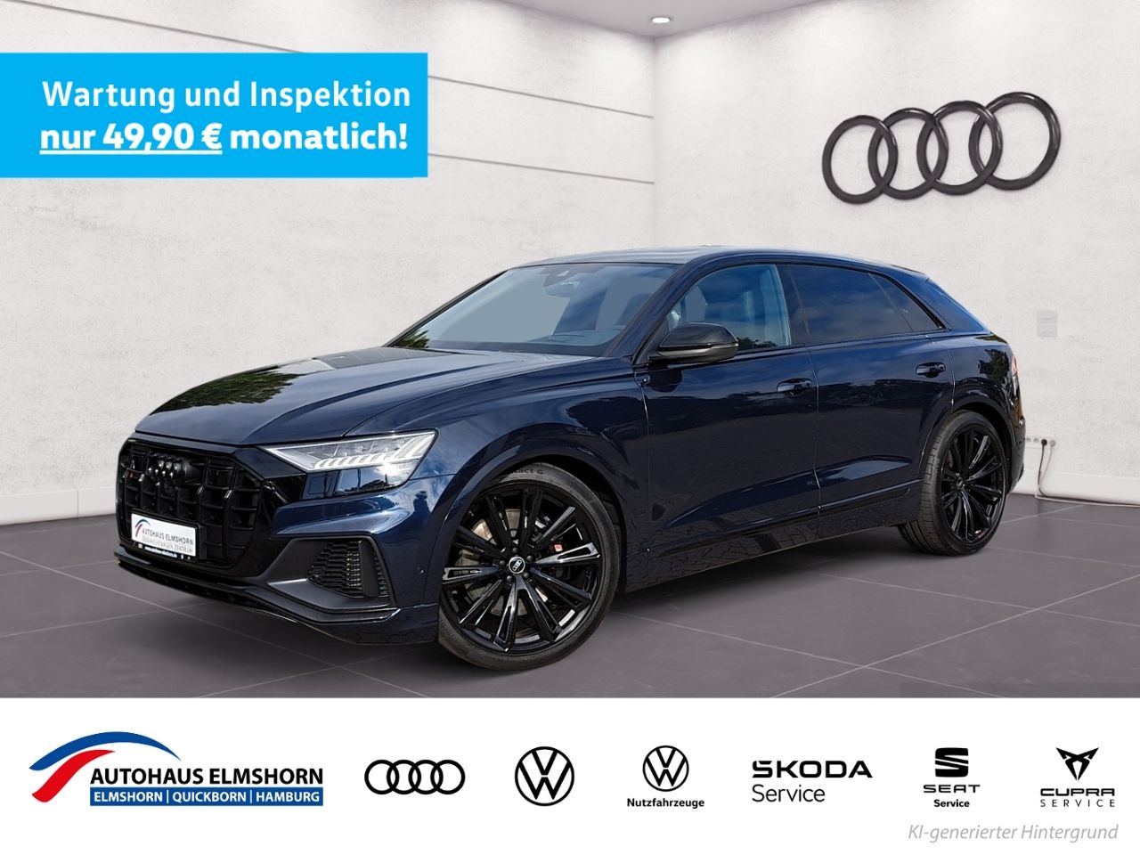 Audi SQ8 TFSI quattro tiptr. AHK PANO 23" STANDHEIZ S