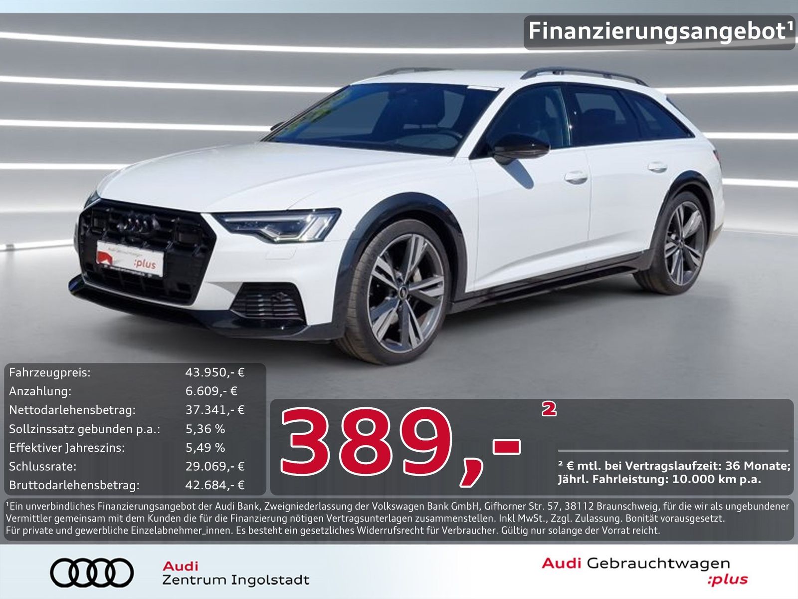 AUDI A6 Allroad 55 TDI qu MATRIX STHZG Allradlenk 21"