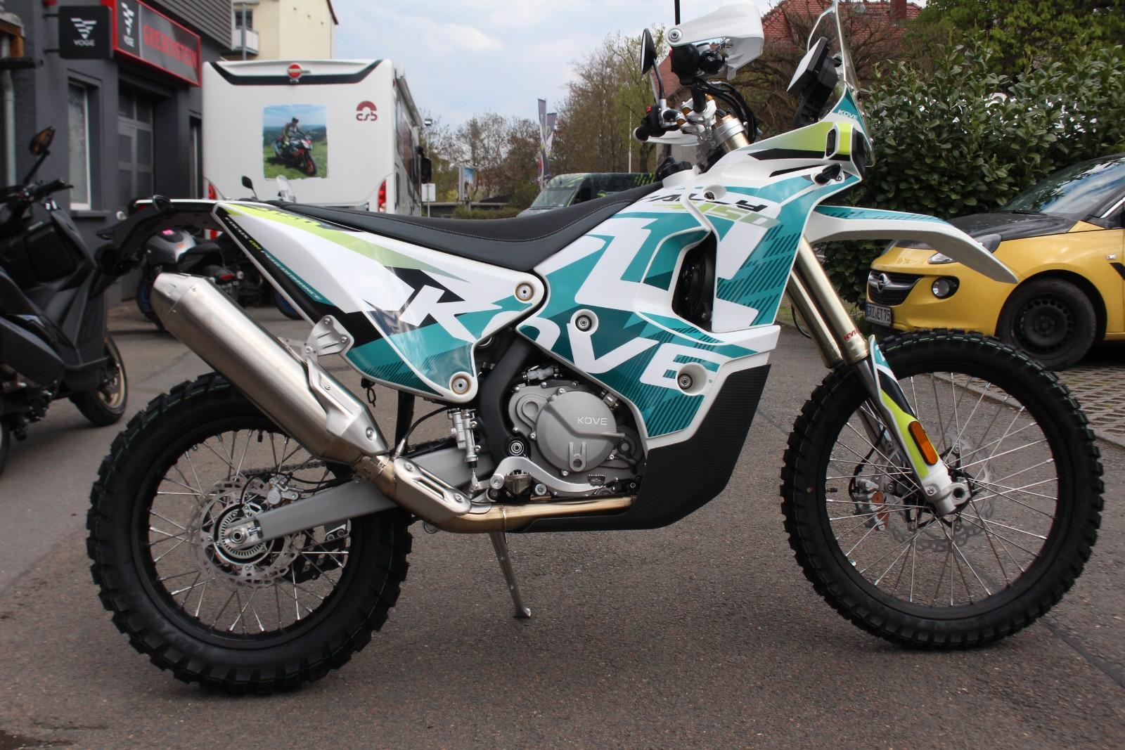 KSR KOVE 450 Rally High Frisch eingetrudeltelt