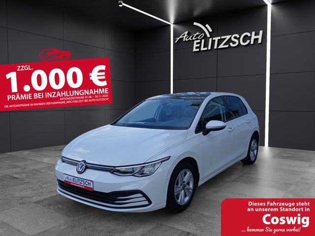 Volkswagen Golf VIII eTSI Life DSG LED AHK Navi Pano AID AC