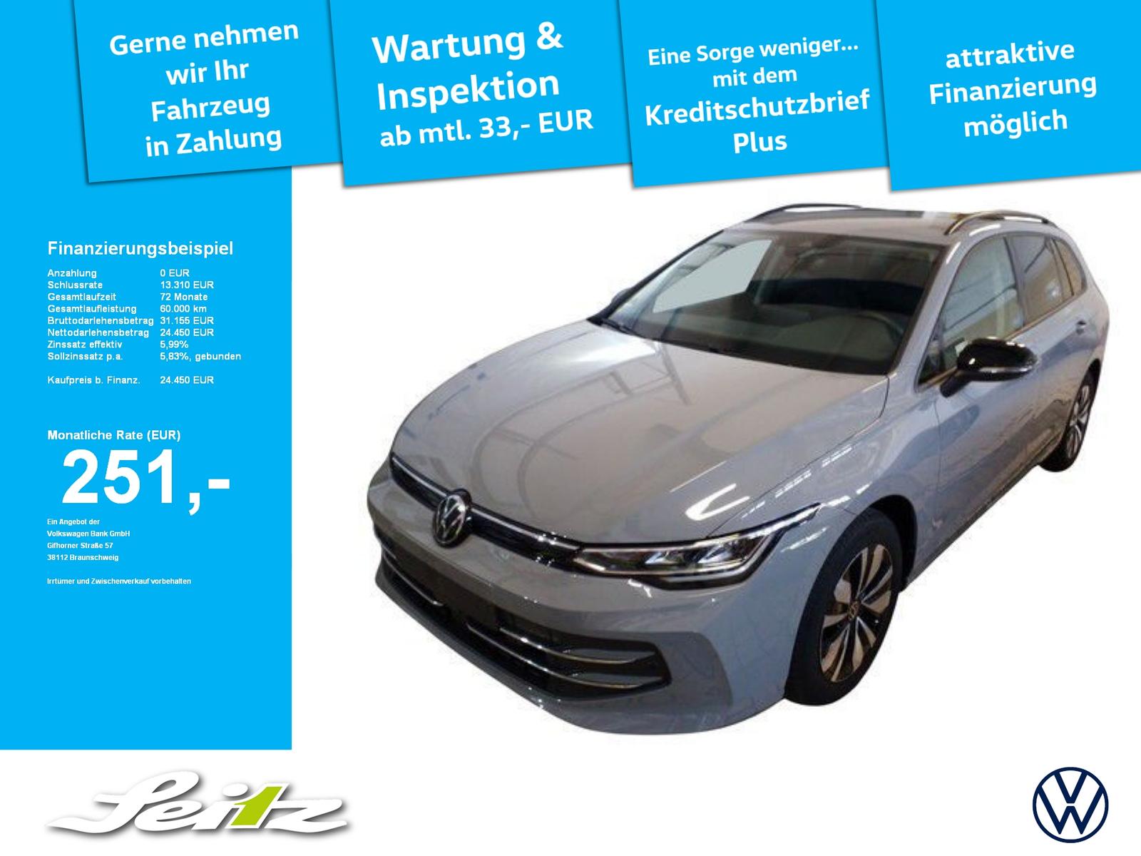 Volkswagen Golf VIII Variant 1.5 TSI Goal *AHK*NAVI*LED*