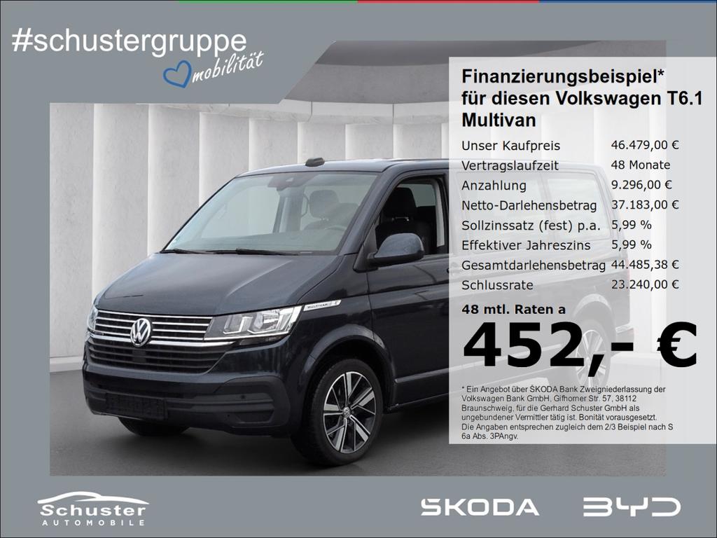 Volkswagen T61 Multivan 4Mot 204PSStandHzg AHK ACC RKam 2022