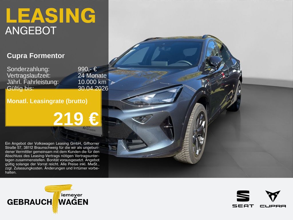 Abbildung Leasingangebot Cupra Formentor 1.5 eTSI DSG SENNHEISER SUPERSPORT 360