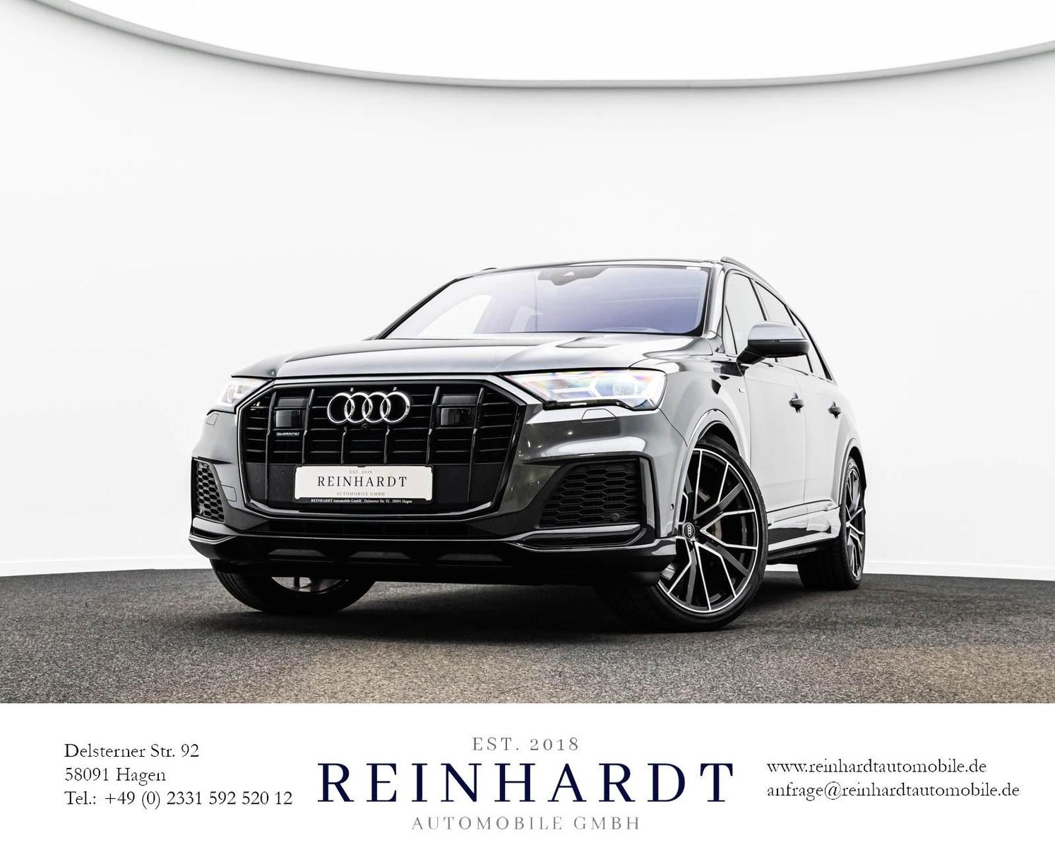 Audi Q7 55TFSi Q 2x S LINE BLACK S-SITZE/ACC/HuD/PANO