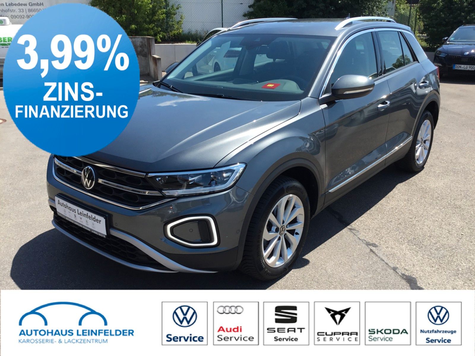 Fahrzeugabbildung Volkswagen T-Roc 1.5 TSI DSG Style+AHK+LED+ACC+17"+Kamera