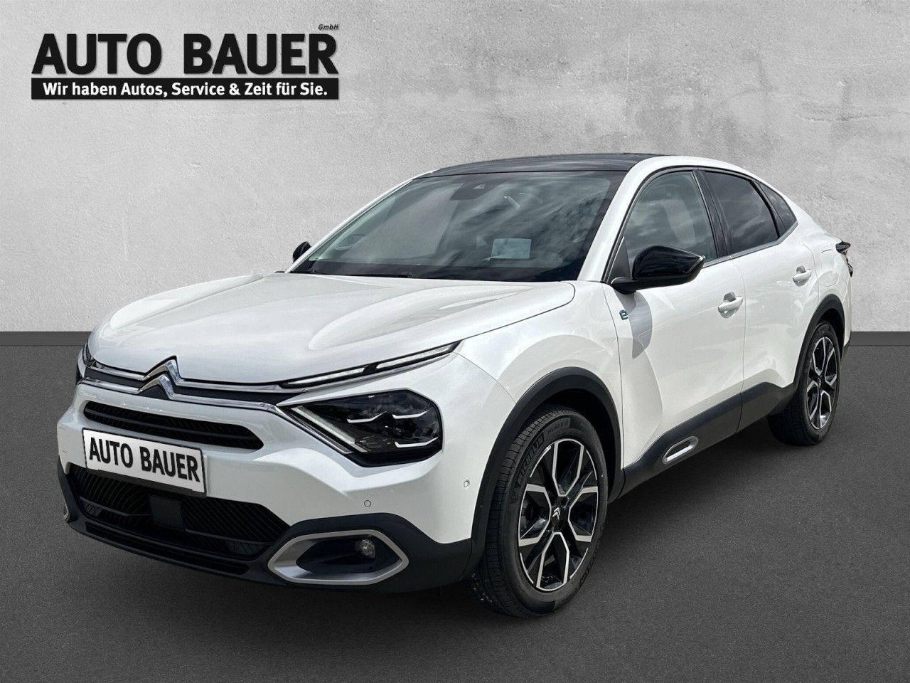 Fahrzeugabbildung Citroën ë-C4 X Shine-1Hnd-Navi-Schiebedach* - mit KI generiert/bearbeitet