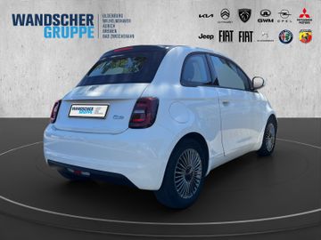 Fiat 500C e Cabrio 42kWh blaues Dach Klima+SHZ+Carpla