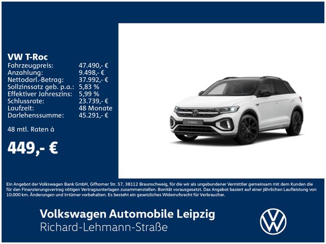 Volkswagen T-Roc R-Line 1.5 l TSI 110 kW DSG*AHK*NAVI*RFK