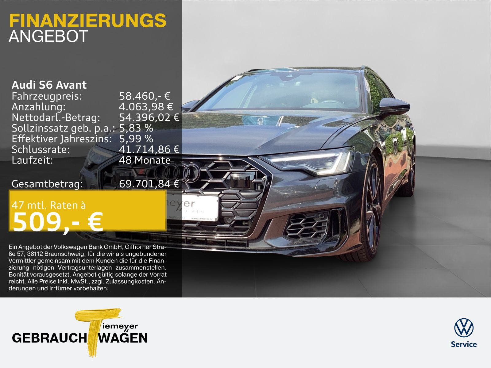 AUDI S6 Avant TDI Q MATRIX LM21 BuO OPS+