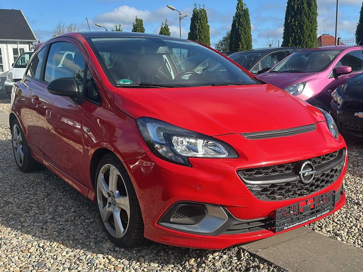 Opel Corsa E -- originaler GSi, LEDER,NAVI,Klimaautom