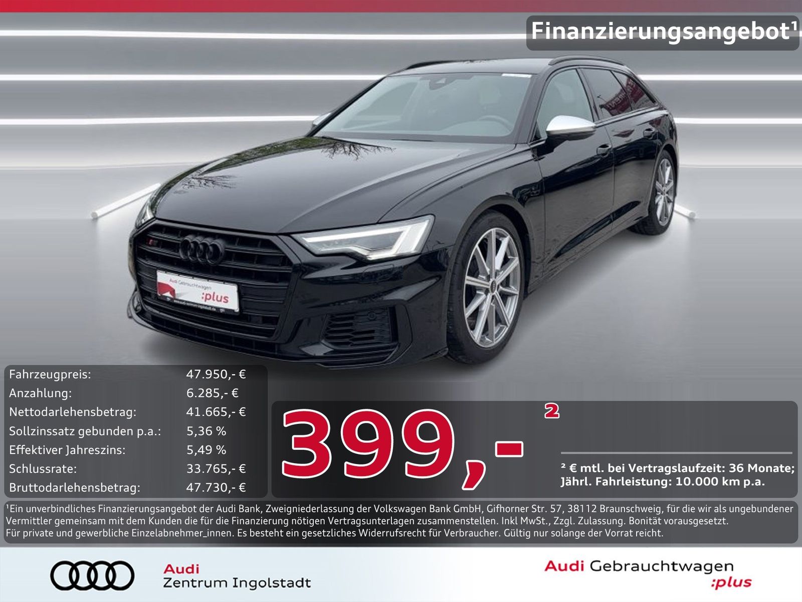 AUDI S6 Avant TDI qu MATRIX STHZG B&amp;O Optik-schw. 20"