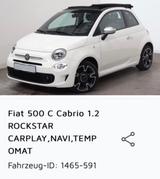 Fiat 500 C Cabrio 1.2 ROCKSTAR - Fiat 500C: Rockstar