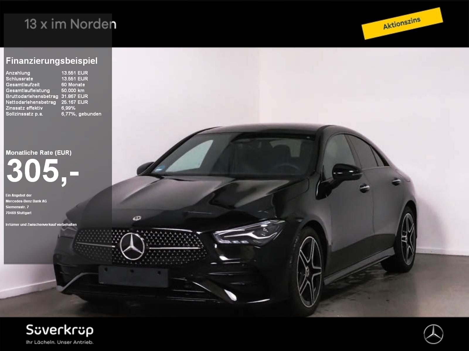 Mercedes-Benz CLA 180 d Coupé , AMG BURM NIGHT KAMERA PANO PDC