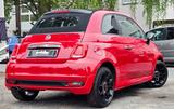 Fiat 500 S*TÜV NEU*CABRIO*LEDER*ANDROID*KLIMA*TOP* - Fiat 500: Rot, Schiebedach