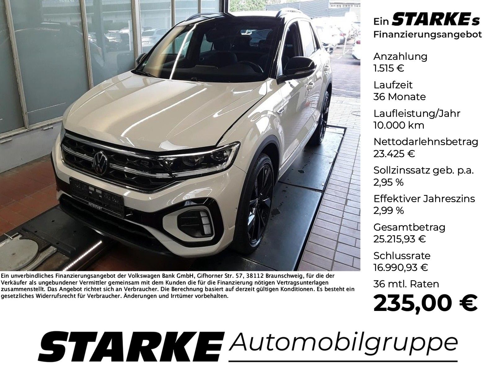 Volkswagen T-Roc 2.0 TDI DSG R-Line  AHK Navi LED Kamera PD