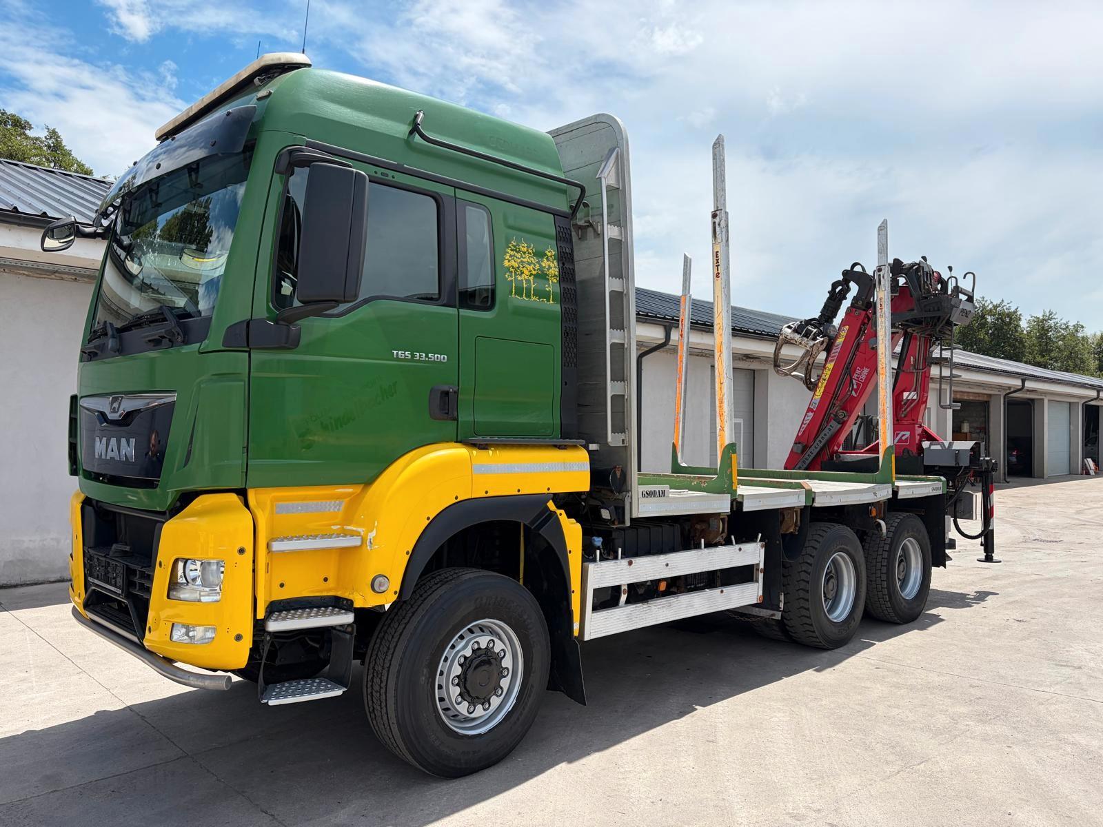 MAN TGS 33.500 6X6 PENZ 12Z 2X TELESKOP