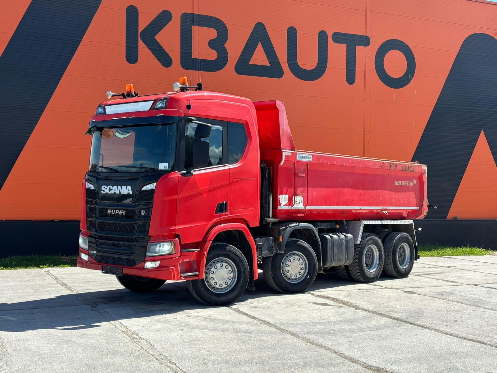 Scania R 500 8x4 RETARDER / FULL STEEL / BOX L=5550 mm