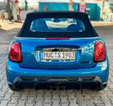 MINI Cooper S Cabrio-John Cooper Works Trim-GARANTIE! - blaue MINI Cooper S Cabrio