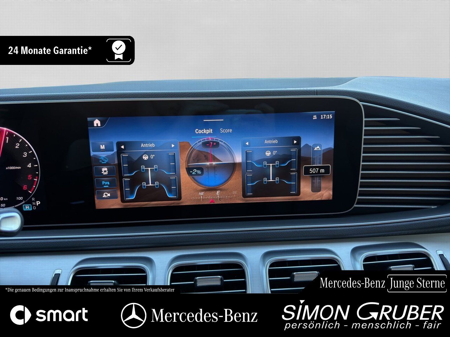 Fahrzeugabbildung Mercedes-Benz GLE 350 de 4M AMG Pano Burm Airmatic Leder AHK