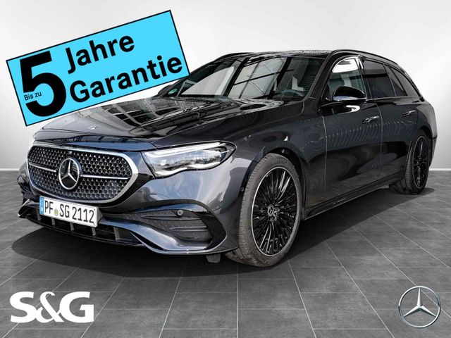 Mercedes-Benz E 220 d T 4M AMG Night+DIG-LED+360+MBUX+AHK+Pano