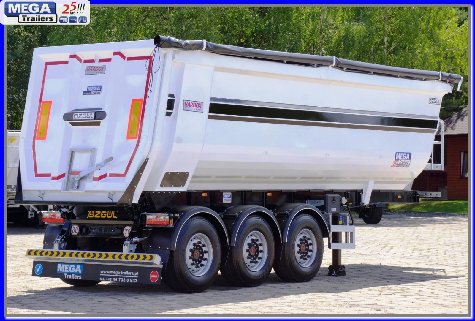 MEGA 35 m³ Half-Pipe tipper HARDOX/450, Scrap Rubble!