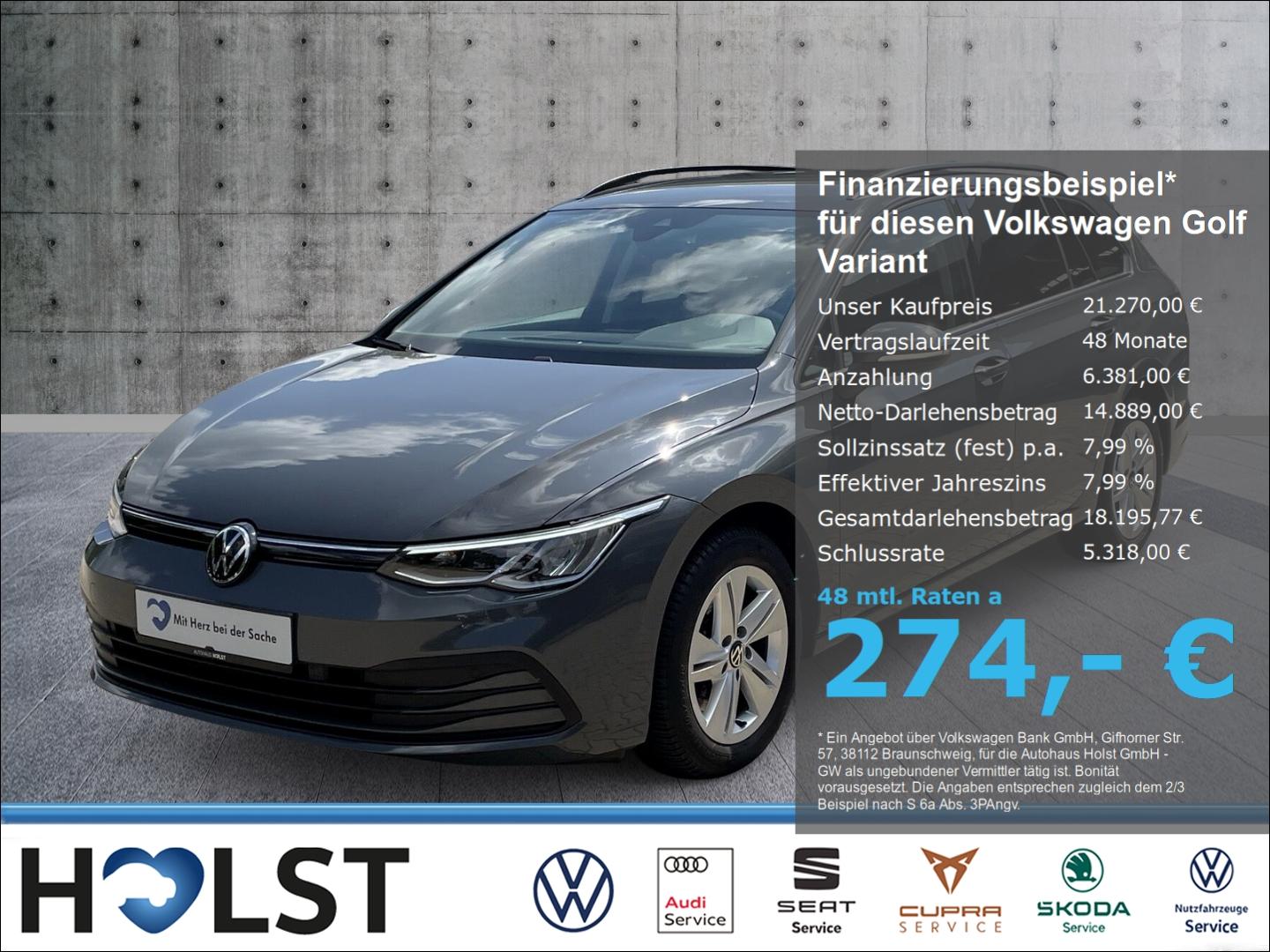 Volkswagen Golf Variant VIII 2.0TDI DSG Life AHK NAV BUSINE