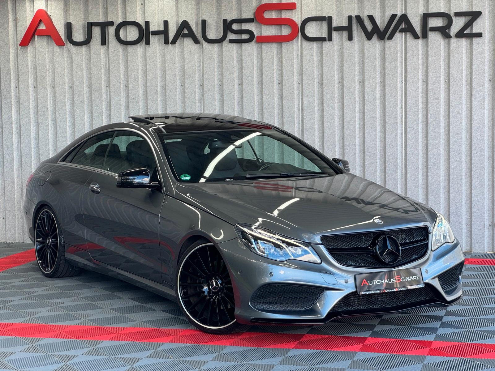 Mercedes-Benz E200 Coupe AMG Pano Led H&K Kamera Leder 19 Temp