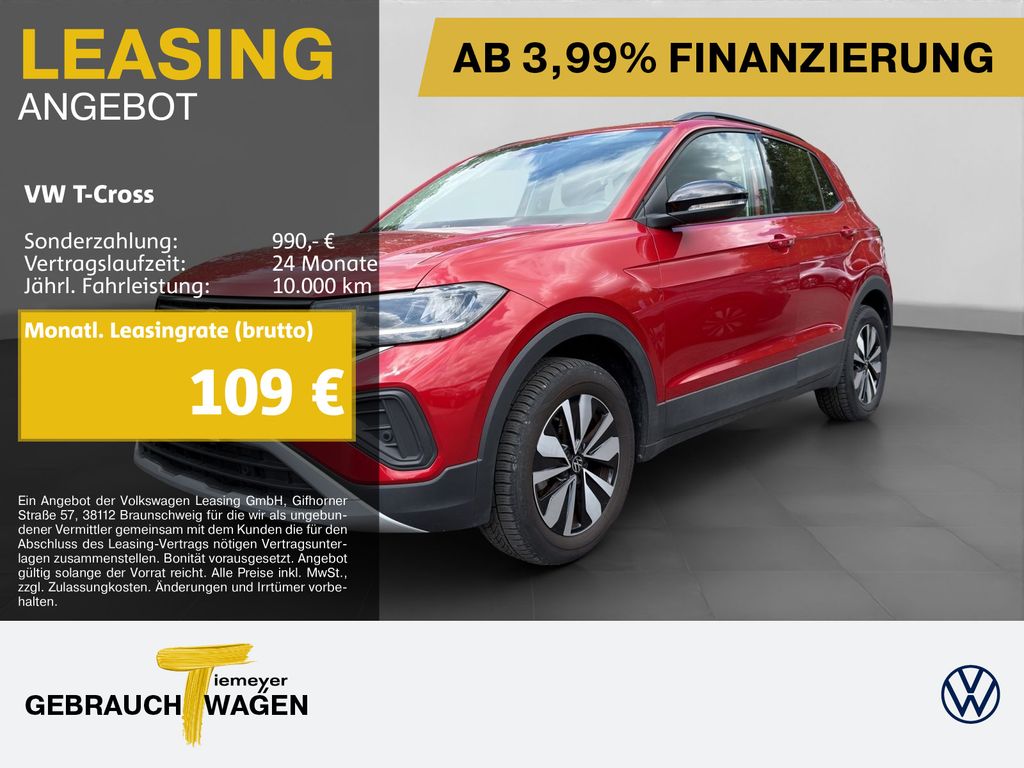 Volkswagen T-Cross 1.0 TSI GOAL ACC SITZHZG PDC LED