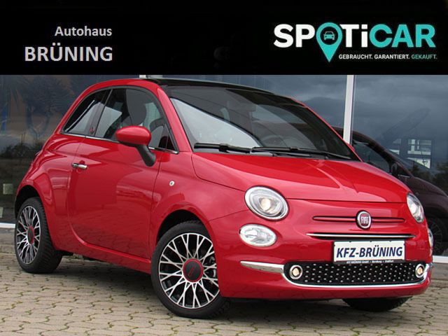 Fiat 500 Red 1.0 Mild-Hybrid Glasdach PDC Multimedia 