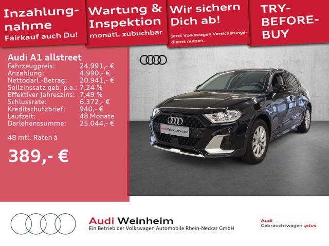 Audi A1 allstreet 25 TFSI Gar.2029 SHZ PDC Klima smar