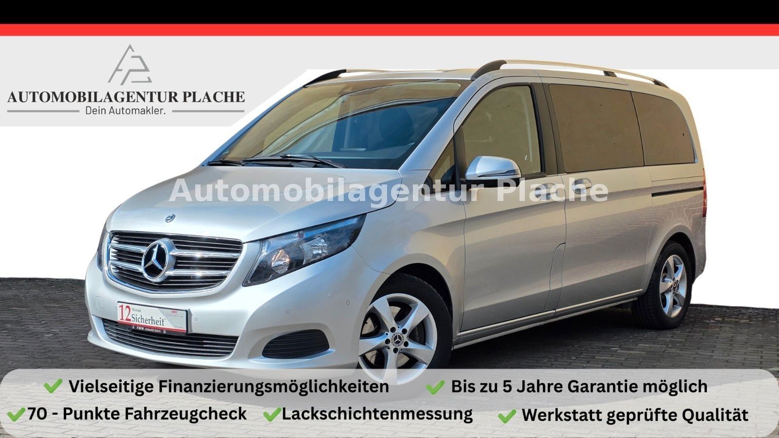 Mercedes-Benz V 220d AT Kompakt Edition *6-Sitzer/ WKR/ Navi*