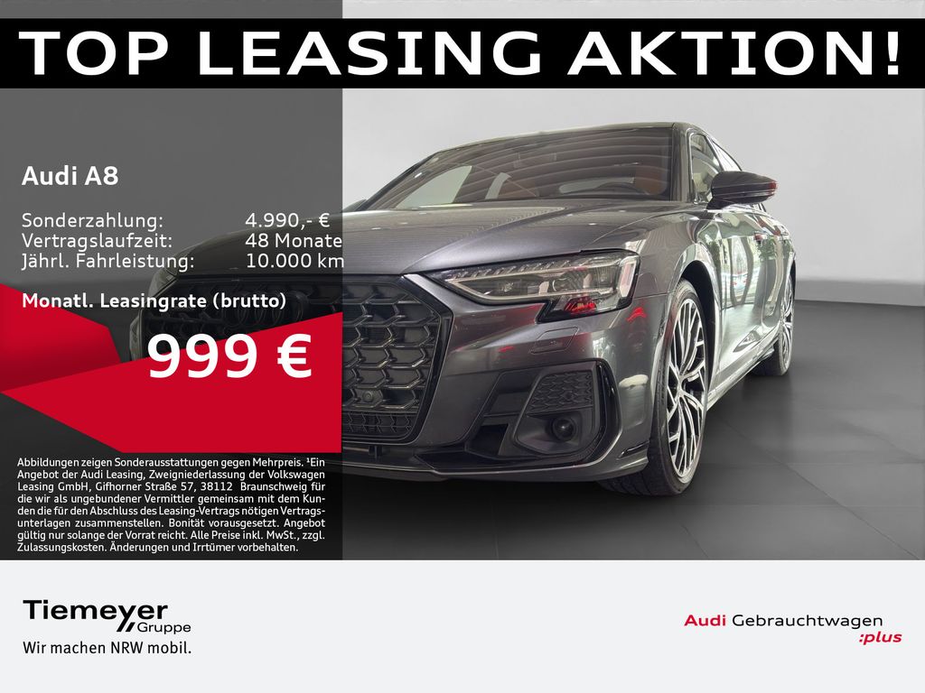 Audi A8 Lang 60 TFSIe Q S LINE MATRIX 360° BuO PANO L