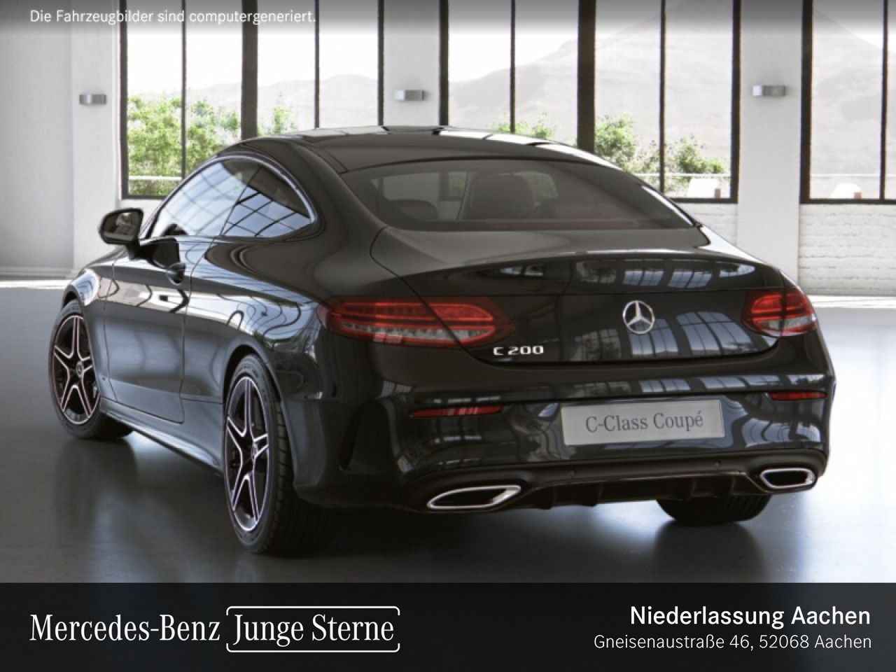Mercedes-Benz C 200 Coupé AMG Night Pano Sound LED Kam foto 22