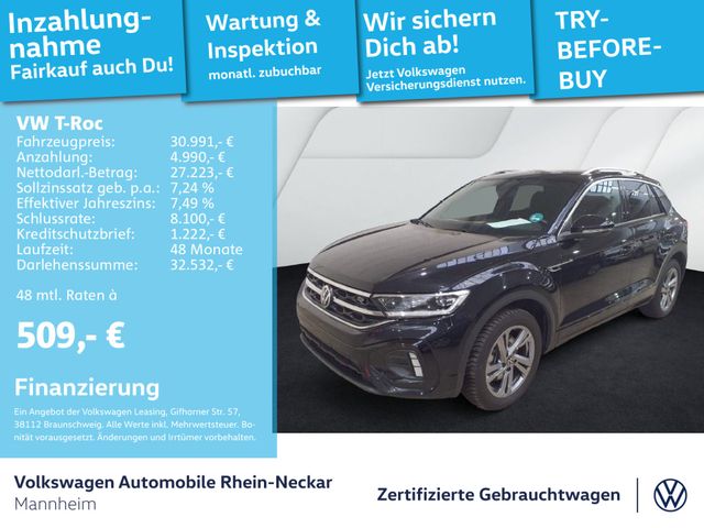 Volkswagen T-Roc 2.0 TDI R-Line DSG Navi AHK LED uvm