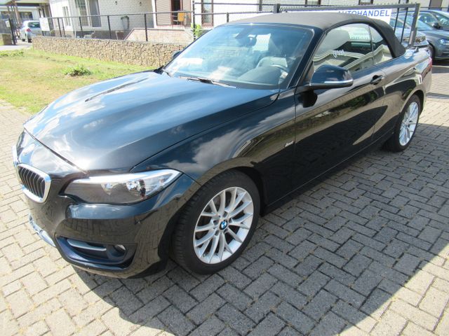 BMW 218i Cabrio Sport-Line  Leder Navi SitzHeisung..