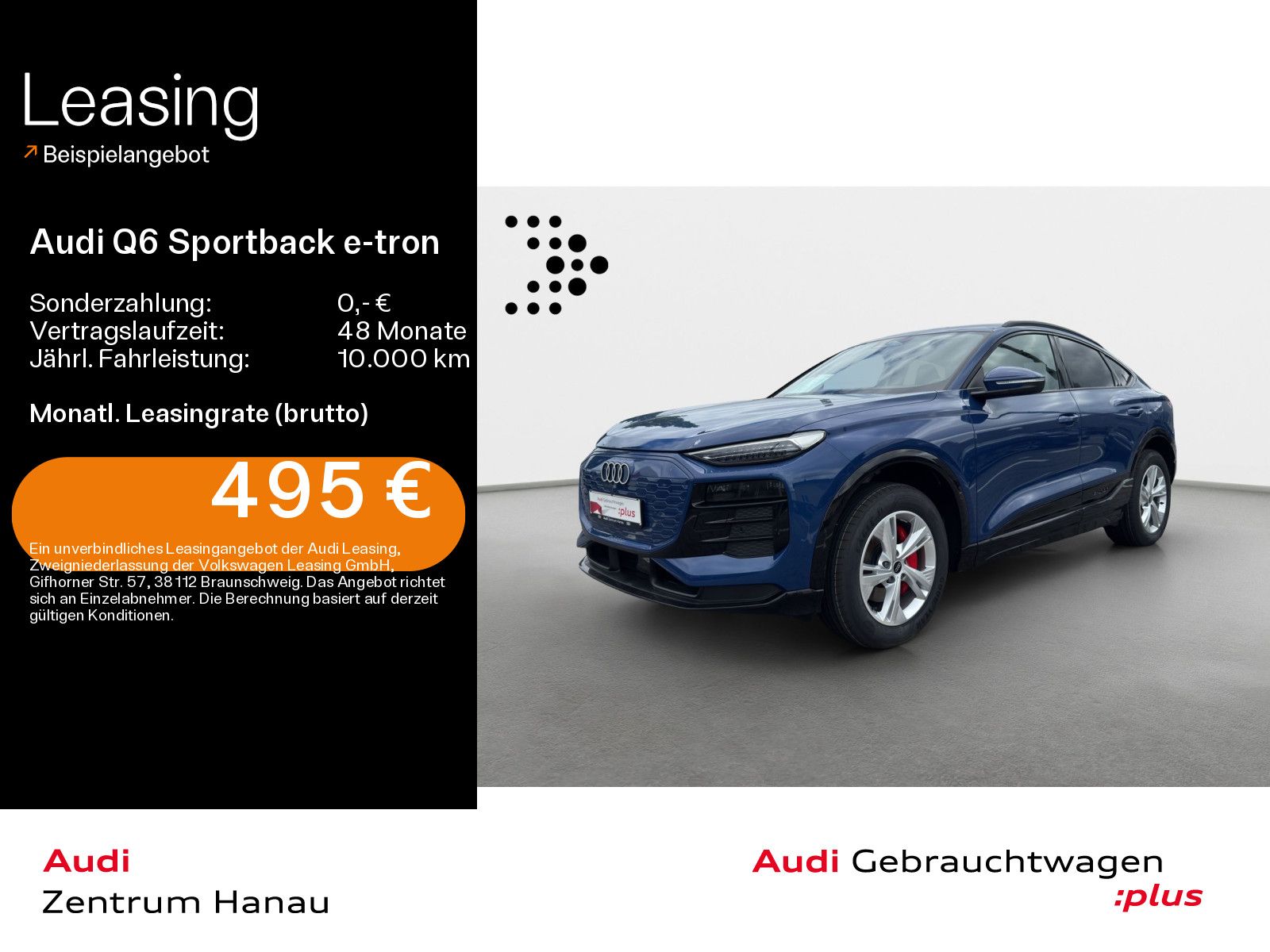 Audi Q6 Sportback e-tron advanced*0,25%*LED*AHK*SHZ*P