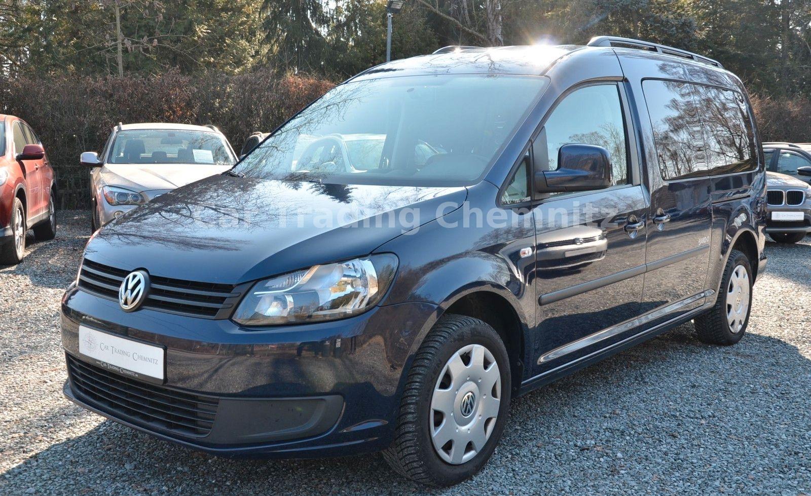 Volkswagen Caddy Maxi JAKO-O 1.6 TDi 1. Hand 7 Sitze Klima