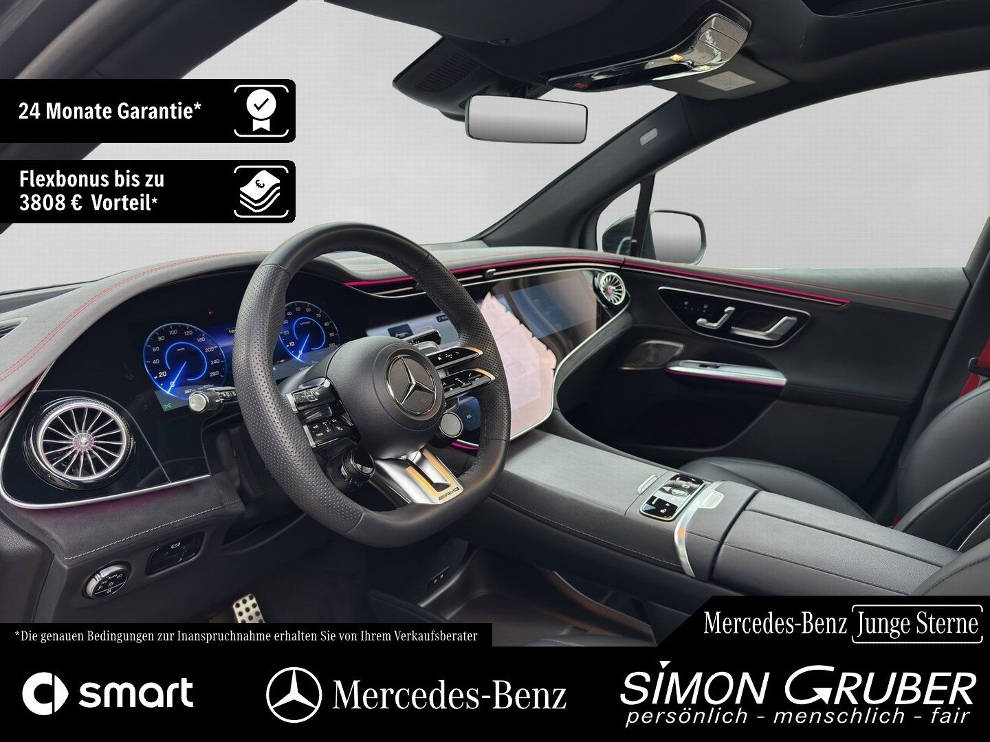 Fahrzeugabbildung Mercedes-Benz EQE 53 4M+ SUV AMG Dynamic+ ActiveRide DriversP