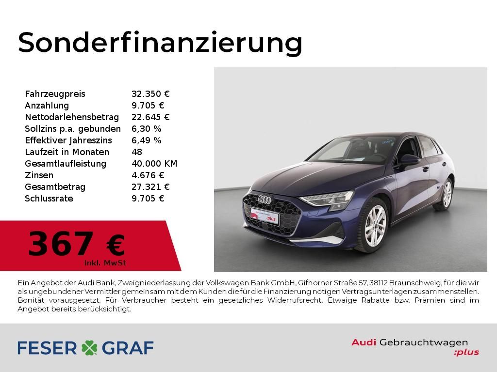 Audi A3 Sportback TFSIe S tronic Navi,LED,Sportsitze,